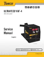 Preview for 1 page of Tweco ULTRAFEED VAF-4 Service Manual