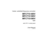 Предварительный просмотр 3 страницы TWERD Power Electronics MFC710 400V Series User Manual