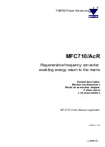 TWERD Power Electronics MFC710/AcR User Manual preview