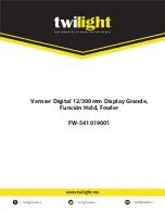 Предварительный просмотр 1 страницы Twilight FW-541019001 Quick Start Manual