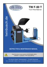 twin busch TW F-50 T Instruction & Maintenance Manual preview