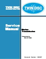 Twin Disc MG-5170DC Service Manual предпросмотр