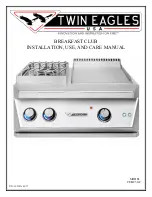 Предварительный просмотр 1 страницы Twin Eagles BREAKFAST CLUB TEBC30-C Installation Use And Care Manual