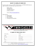 Предварительный просмотр 25 страницы Twin Eagles BREAKFAST CLUB TEBC30-C Installation Use And Care Manual