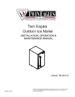 Preview for 1 page of Twin Eagles TEIM15-E Installation, Operation & Maintenance Manual