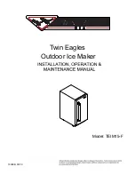 Preview for 1 page of Twin Eagles TEIM15-F Installation, Operation & Maintenance Manual