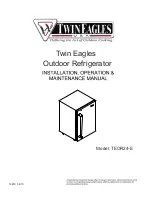 Twin Eagles TEOR24-E Installation, Operaton & Maintenance Manual preview