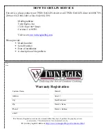 Preview for 11 page of Twin Eagles TESB131-B Use & Care Manual