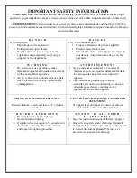 Preview for 3 page of Twin Eagles TESB132F-C Installation Use And Care Manual