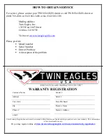 Preview for 17 page of Twin Eagles TESB132F-C Installation Use And Care Manual