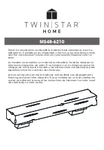 Preview for 1 page of Twin Star Home MS48-6210 Instructions Manual