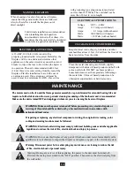 Preview for 5 page of Twin-Star International 23EF022GRA Homeowners Operating Manual