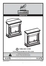 Twin-Star International Bell'O ClassicFlame 26DM8763 Manual preview