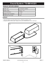 Preview for 22 page of Twin-Star International Bell'O ODS4915-48 Manual