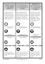 Preview for 3 page of Twin-Star International Classic Flame 23MM2825 Assembly, Care & Maintenance Manual