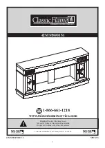 Twin-Star International Classic Flame 42MMS90151 Manual preview