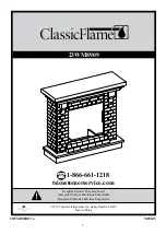 Twin-Star International Classic Flame Eugene 23WM8909 Manual preview