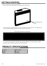 Preview for 3 page of Twin-Star International ClassicFlame 23II042FGL Manual