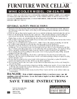 Preview for 3 page of Twin-Star International CW-52A-TS Instruction Manual