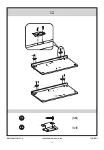 Предварительный просмотр 21 страницы Twin-Star International McLeland Design 18MM6127 Assembly Instructions Manual