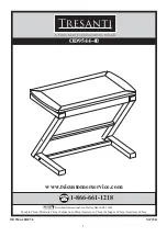 Preview for 1 page of Twin-Star International TRESANTI OD9544-40 Manual