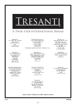 Preview for 22 page of Twin-Star International TRESANTI ODP10444-48D913 Manual