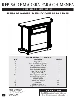 Preview for 5 page of Twin-Star International WOOD MANTEL Assembly Instructions Manual