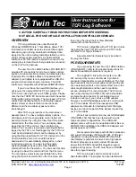 Twin Tec TwinTec User Instructions preview