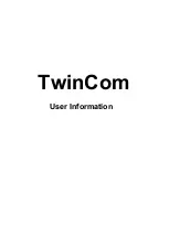 Предварительный просмотр 1 страницы TwinCom EM2140DC-S User Information