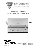 Preview for 1 page of TwinEagles TXBQ-26G-T Installation, Use & Care Manual