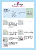 twinkl Bunny Envelope Instructions Manual preview