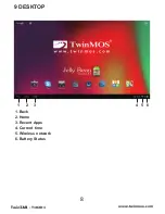 Предварительный просмотр 9 страницы TwinMOS TwinTAB-T102D1 User Manual