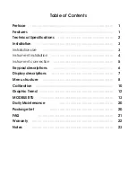 Preview for 2 page of Twinno T6075 Operating Manual