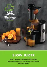 Preview for 1 page of Twinzee SLOW JUICER User Manual