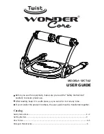 Предварительный просмотр 1 страницы Twist Wonder Core User Manual