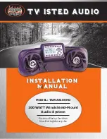 Twisted audio TAWAS100HD Installation Manual preview