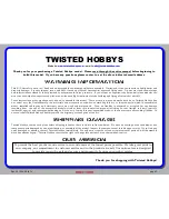 Preview for 3 page of Twisted Hobbys Big Turbo Beaver Manual