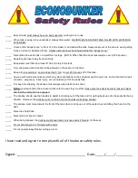 Preview for 7 page of Twister Display ECONODUNKER Set-Up/Safety Instructions