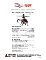 Preview for 1 page of Twister 400 SPORT V2 Assembly & Flight Training Manual