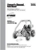 Twister GT150IIR Owner'S Manual preview