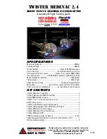 Предварительный просмотр 1 страницы Twister Medevac 2.4 Assembly & Flight Training Manual