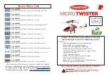 Twister Micro Twister Quick Manual preview