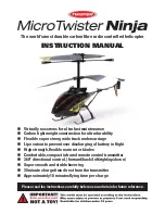 Twister MicroTwister Ninja Instruction Manual предпросмотр