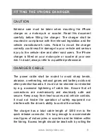 Preview for 5 page of Twisty Ride MOTORCYCLE & SCOOTER IPHONE 5 CHARGER User Manual