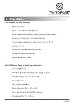 Preview for 8 page of Twitoplast OPAL RC-11 Operating And Manual Instructions