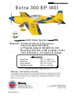 TWM Extra 300 EP (40) Instruction Manual preview