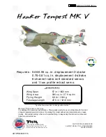 TWM Hawker Tempest MK V Instruction Manual preview