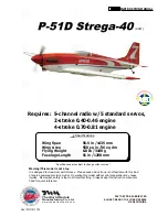 Preview for 1 page of TWM P-51D Strega-40 Instruction Manual