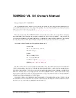 Preview for 3 page of Two Notes TORPEDO VB-101 User Manual