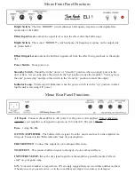 Предварительный просмотр 4 страницы Two-Rock ELI 1 Owner'S Manual